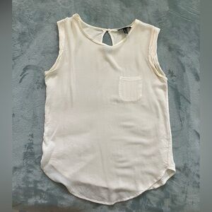 Mango Cream Sleeveless Tank Top